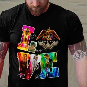 Logo Wonder Woman 1984 Signatures Lover shirt 5