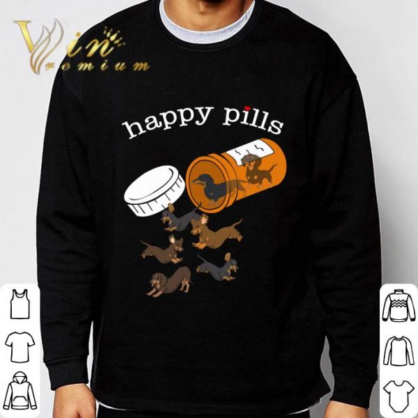 Dachshund happy pills shirt 3