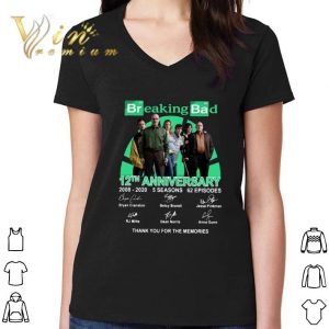 Funny 12th Anniversary Breaking Bad 2008-2020 5 Seasons 62 Ep Signed shirt 5