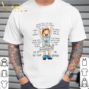 Supernatural Dean Winchester Pudding Eye Of The Tiger I'm Batman shirt 4