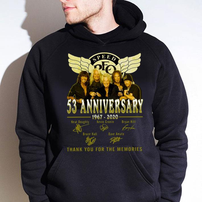 Premium Kevin Cronin REO Speedwagon 53 anniversary 1967-2020 Signatures shirt