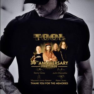 Awesome Tool Rock Band 30th Anniversary 1990-2020 Signatures shirt 4