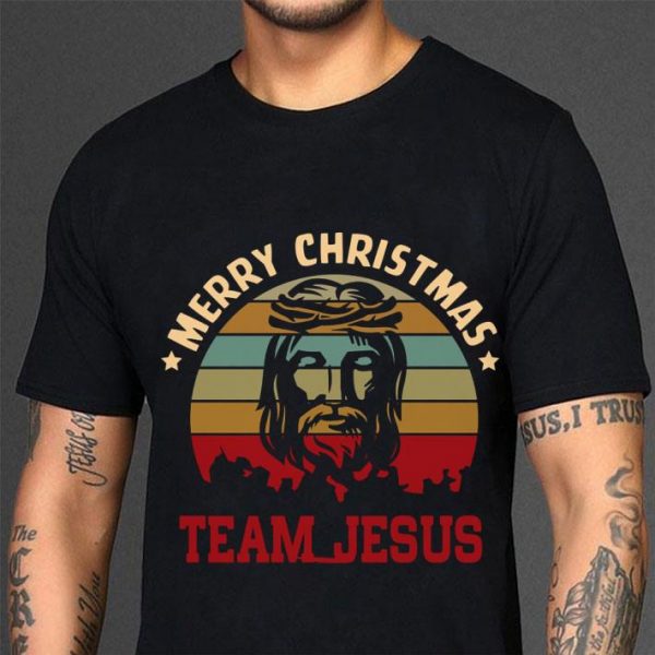 Hot Merry Christmas Team Jesus Vintage shirt 3