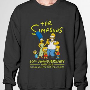 The Simpsons TV Series 30th Anniversary 1989-2019 Thank You For The Memories shirt 5