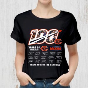 Original 100 Years Of 1920-2020 Chicago Bears Signed Thank You Memories shirt 4