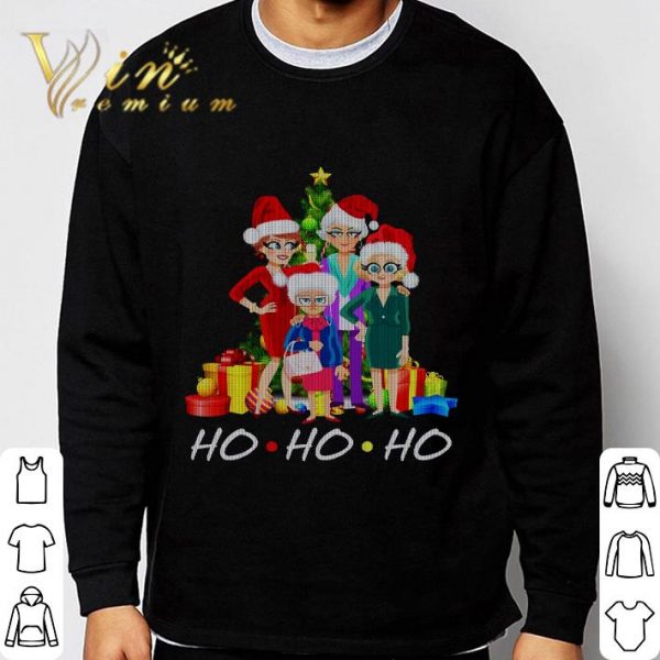 The Golden Girls Cartoon Ho ho ho Christmas shirt 3