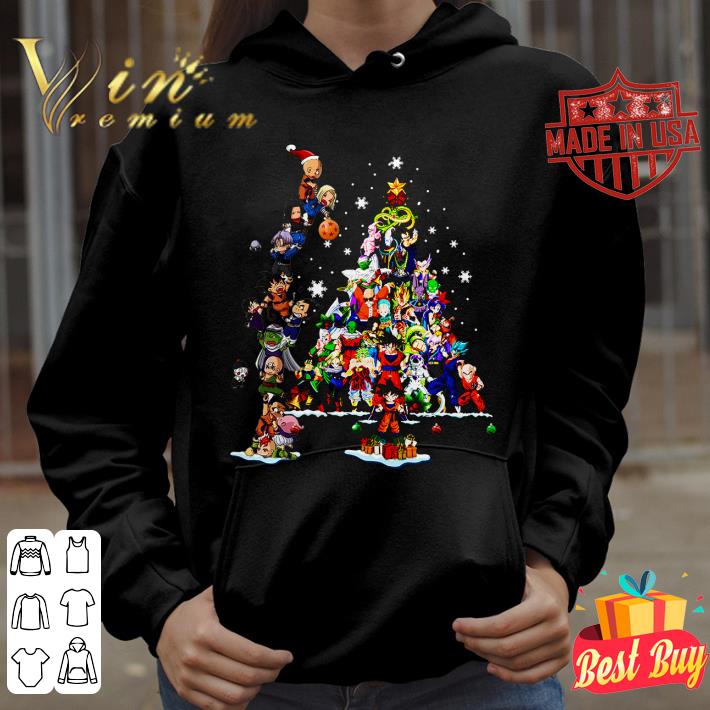 Son Goku Dragon Ball Z Characters Christmas Tree shirt