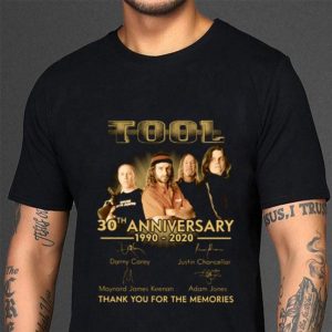 Awesome Tool Rock Band 30th Anniversary 1990-2020 Signatures shirt 5