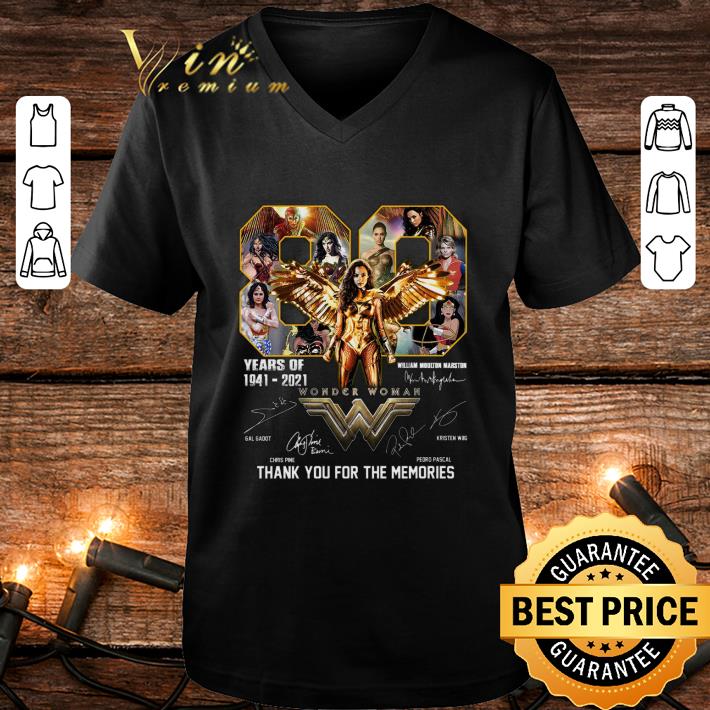 80 years of 1941-2021 Wonder Woman William Moulton Marston shirt