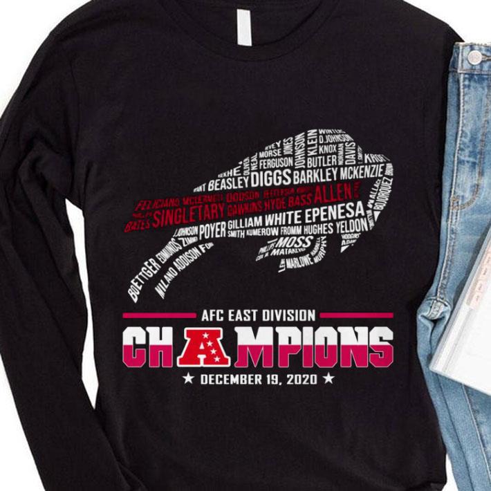 Premium Name Players Buffalo Bills AFC East Division Champions December 19 2020 shirt 9 Premium Name Players Buffalo Bills AFC East Division Champions December 19 2020 shirt