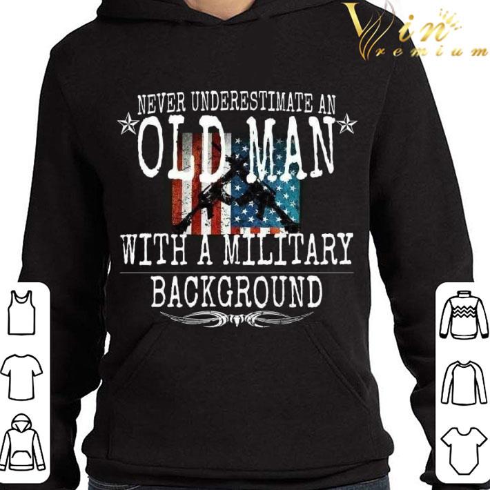 Never Underestimate An Old Man With A Military Background shirt 9 Never Underestimate An Old Man With A Military Background shirt