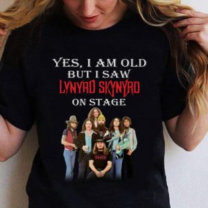 Yes I am old but I saw Lynyrd Skynyrd band on stage shirt 4