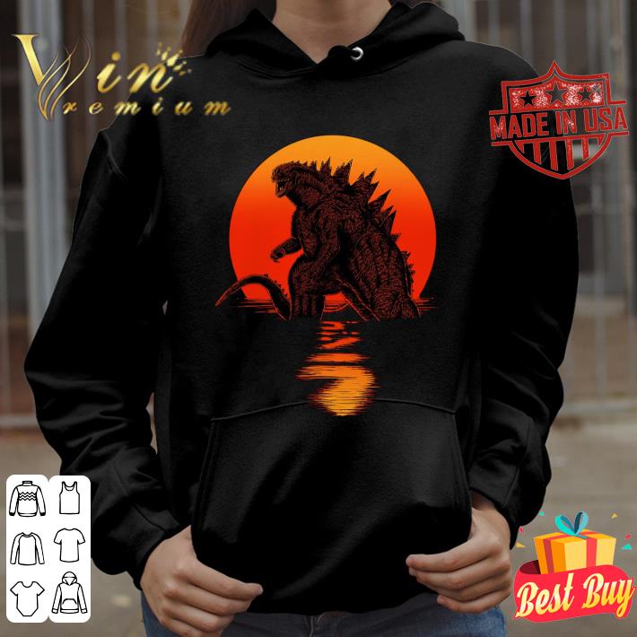 Funny Godzilla Sunset shirt 9 Funny Godzilla Sunset shirt