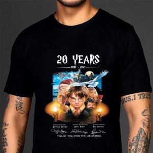Thank You Memories Harry Potter 20 Years 2001-2021 Signatures shirt 6