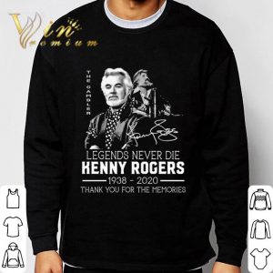 Legends Never Die Kenny Rogers 1938-2020 Signature shirt 6