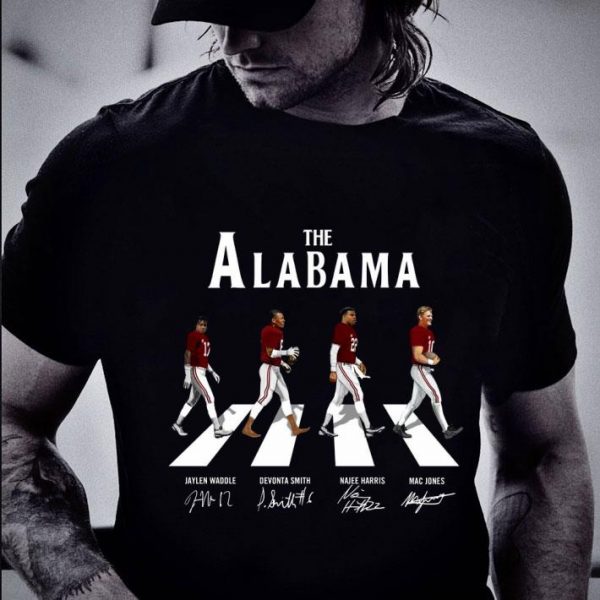 Original The Alabama Crimson Tide Football Abbey Road Signatures shirt 2