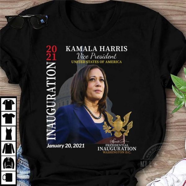 Kamala Harris Vice President USA 2021 Inauguration Day Commemorative Souvenir shirt 1