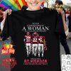 Hot Never underestimate a woman who Alabama Crimson Tide Signatures shirt 9