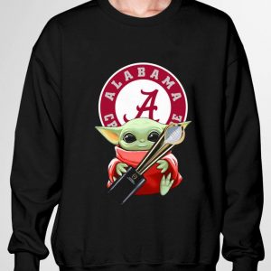 Baby Yoda mashup Alabama Crimson Tide Logo shirt 6