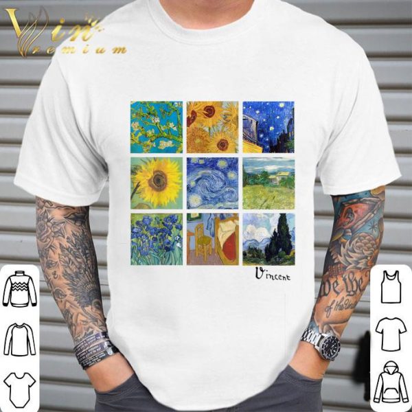 Van Gogh Paintings Sunflowers Starry Night shirt 2
