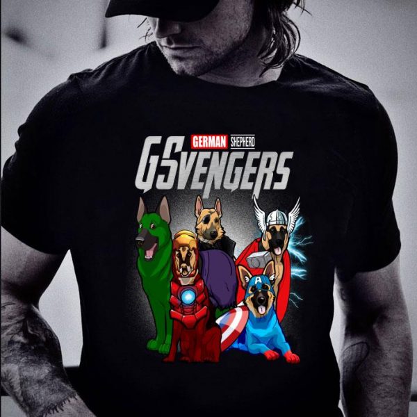German Shepherd GSvengers Avengers Endgame Infinity War shirt 2