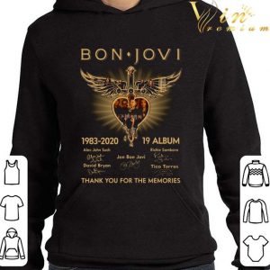 Bon Jovi 1983-2020 19 Album Signatures Jon Bon Jovi shirt 7