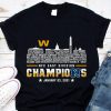 Washington Football Team 2021 NFC East Division Champions Name Player shirt 9