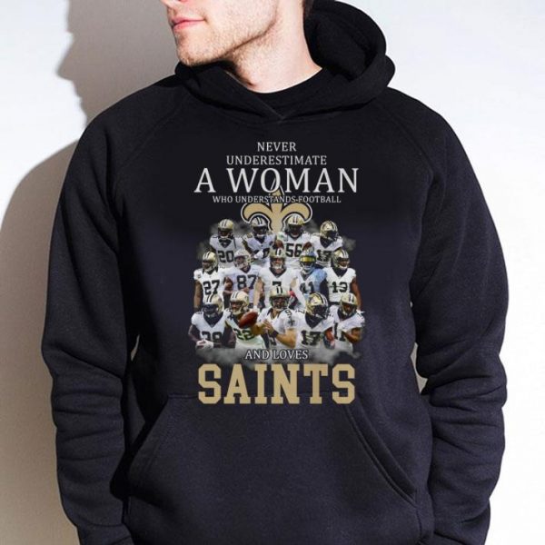 Premium New Orleans Saints A Woman Who Understands Football And Loves Saints shirt 4