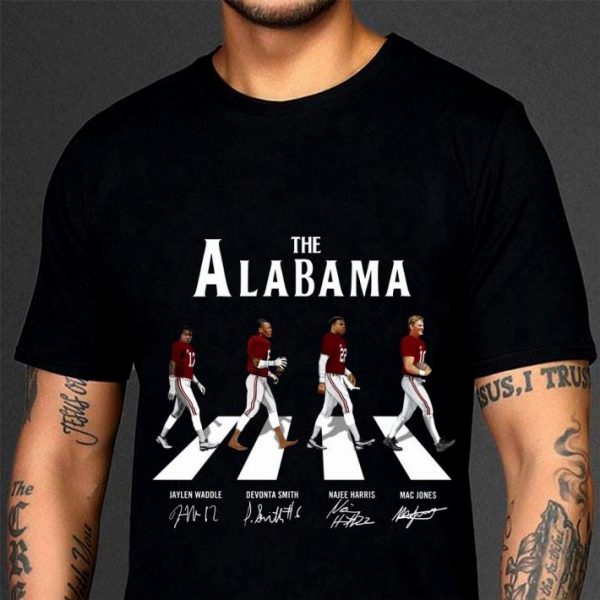 Original The Alabama Crimson Tide Football Abbey Road Signatures shirt 3