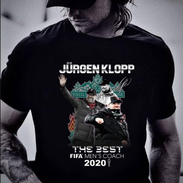Best Liverpool Jürgen Klopp signature The Best Fifa Men's Coach 2020 shirt 2