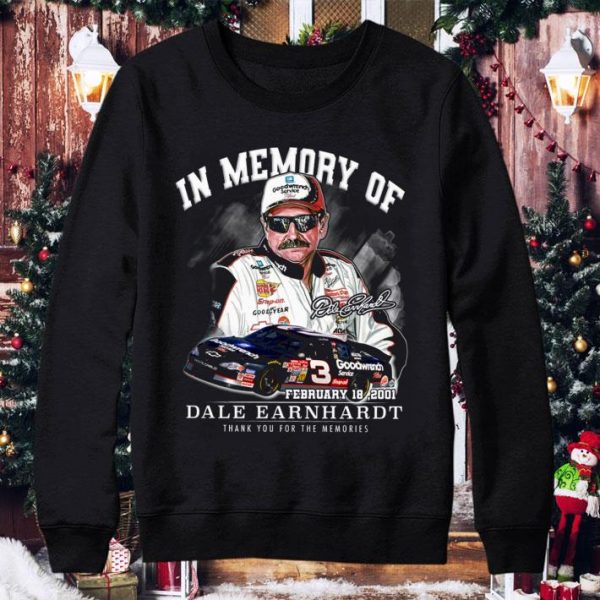 In Memory Of Dale Earnhardt February 18 2001 Signature shirt 4