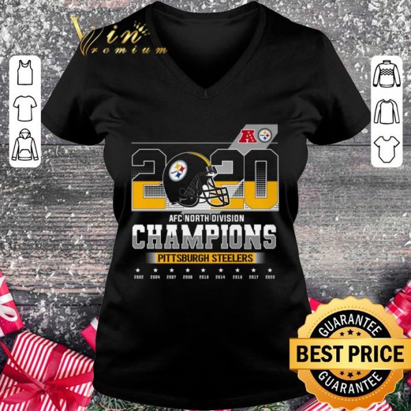 Premium 2002-2020 AFC North Division Champions Pittsburgh Steelers shirt 2