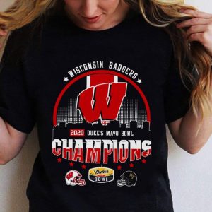 Official Wisconsin Badgers 2020 Duke's Mayo Bowl Champions shirt 5
