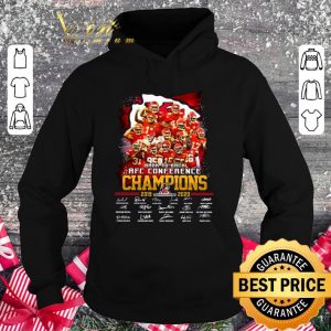 Awesome Team Kansas City Chiefs Back To Back AFC Champions 2019-2020 Signed shirt 7