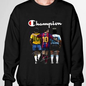 Logo Champion Pelé Lionel Messi Diego Maradona Signatures shirt 6