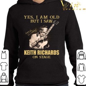 The Rolling Stones Yes I Am Old But I Saw Keith Richards On Stage Signature shirt 7