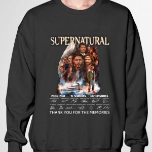 Premium Supernatural TV Show 2005-2021 15 Seasons 327 Episodes Signatures shirt 6