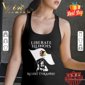 Best Liberate Illinois US State resist tyranny shirt 6