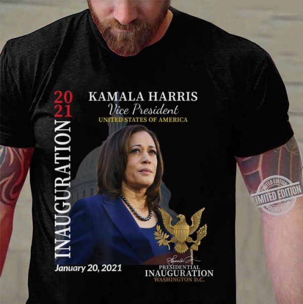 Kamala Harris Vice President USA 2021 Inauguration Day Commemorative Souvenir shirt 3