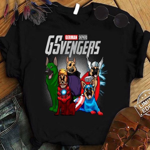 German Shepherd GSvengers Avengers Endgame Infinity War shirt 1