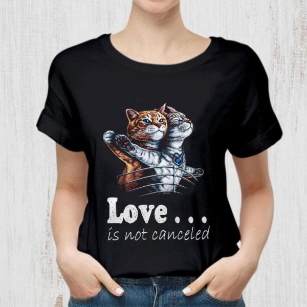 Titanic Cats Actor Love is not canceled shirt 2