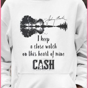 Awesome Guitar Lake Johnny Cash Signature I Walk The Line I Keep A Close shirt 7