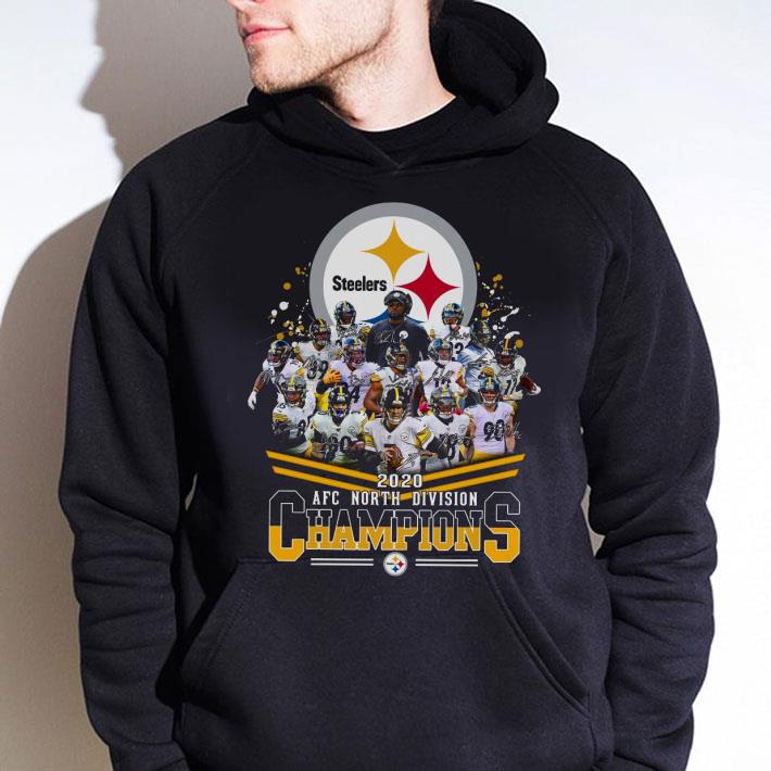 Best 2020 Pittsburgh Steelers Champions AFC North Division Signatures shirt 10 Best 2020 Pittsburgh Steelers Champions AFC North Division Signatures shirt