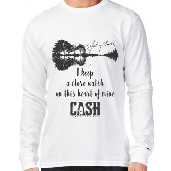 Awesome Guitar Lake Johnny Cash Signature I Walk The Line I Keep A Close shirt 3