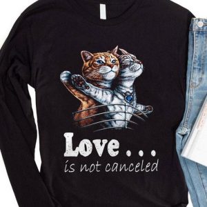 Titanic Cats Actor Love is not canceled shirt 7