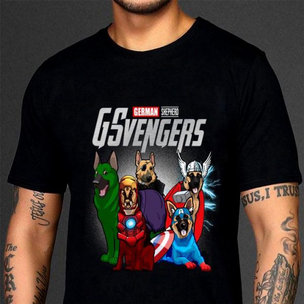 German Shepherd GSvengers Avengers Endgame Infinity War shirt 3