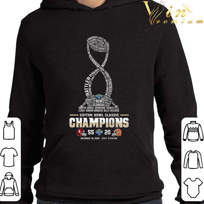 Name Player Cotton Bowl Classic Champions Oklahoma Sooners 55-20 shirt 10 Name Player Cotton Bowl Classic Champions Oklahoma Sooners 55-20 shirt