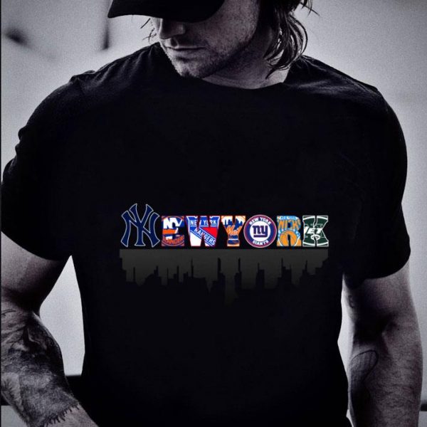 New York Sports Teams Yankees Islanders Rangers Mets Giants Knicks Jets shirt 2