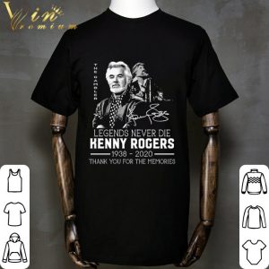 Legends Never Die Kenny Rogers 1938-2020 Signature shirt 5