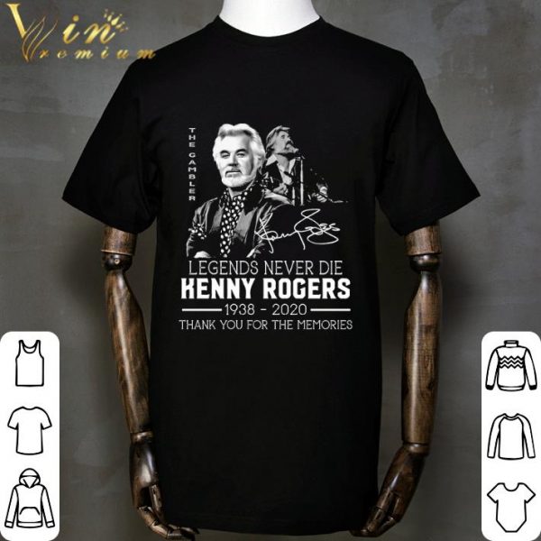 Legends Never Die Kenny Rogers 1938-2020 Signature shirt 2